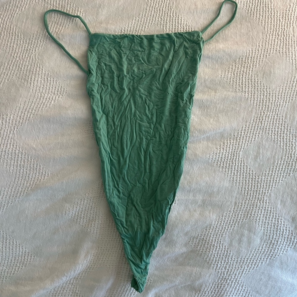 Indah Teal onsie bodysuit